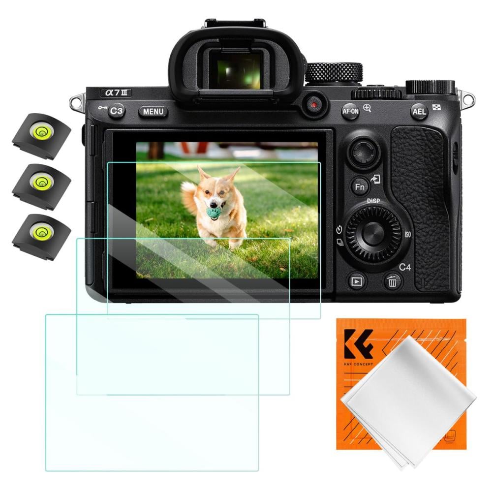 K&S Camera Screen Protector*3 Compatible with Sony A9, A7III, A7R