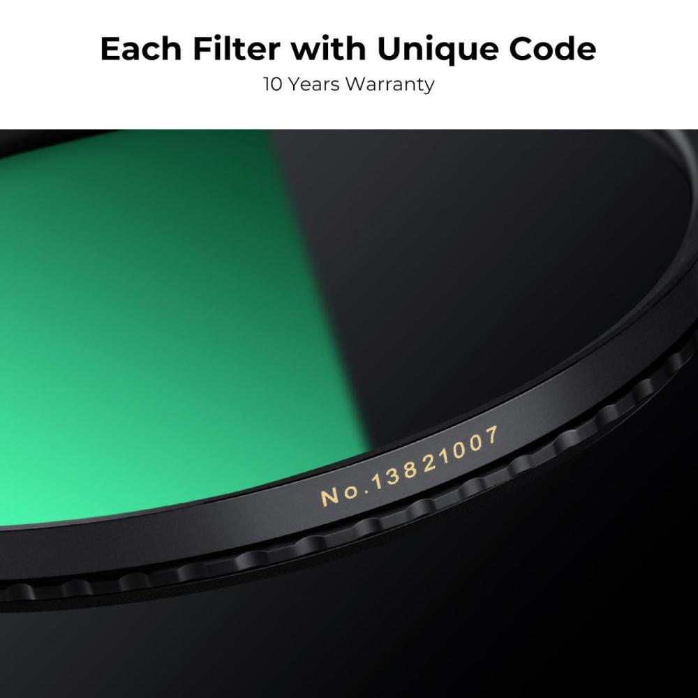 K&F 77mm Circular Polarizer Filter, Super Slim CPL Filter with 36 Multi-Layer Coatings, High Definition Nano-Xcel Pro Series
