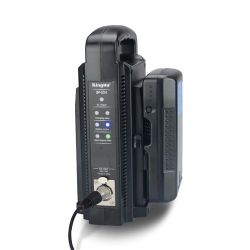 KingMa Dual Channel Battery Charger for V-Mount Li-ion Battery