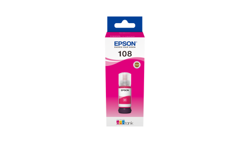 Epson 108 Mastilo Ink Original Magenta Printer L80...