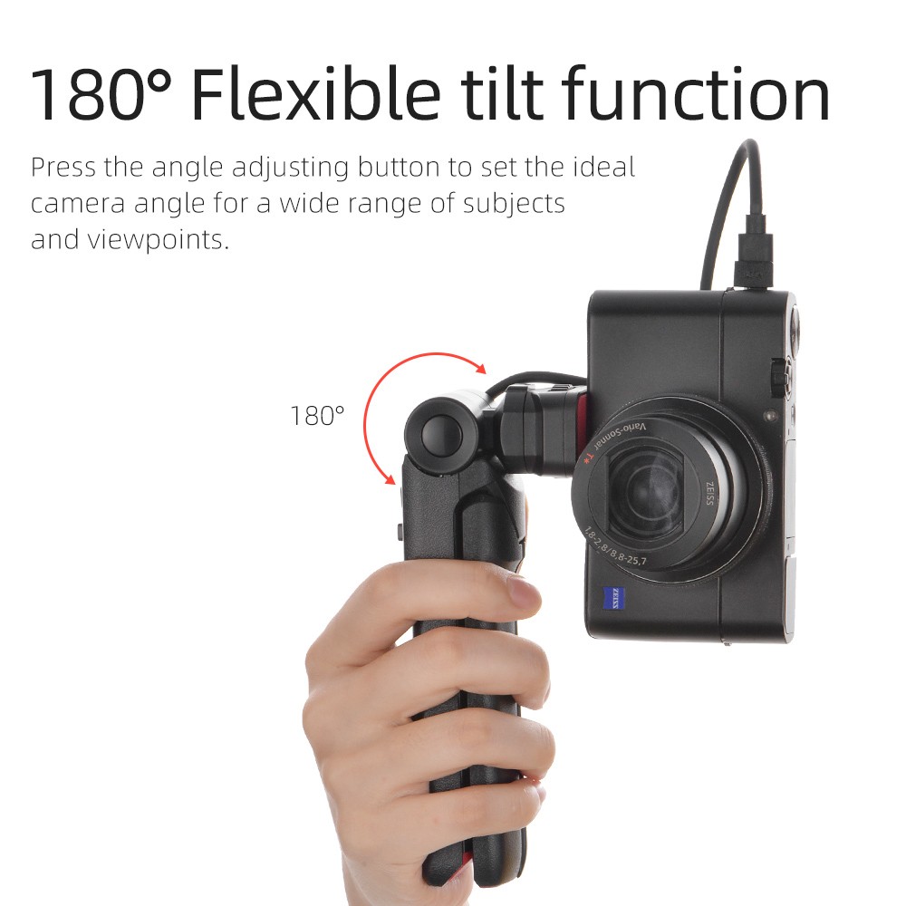 KingMa Vlog Accessories Vlogging Camera Grip Tripod for Sony Digital and Mirrorless Cameras with MULTI Ports