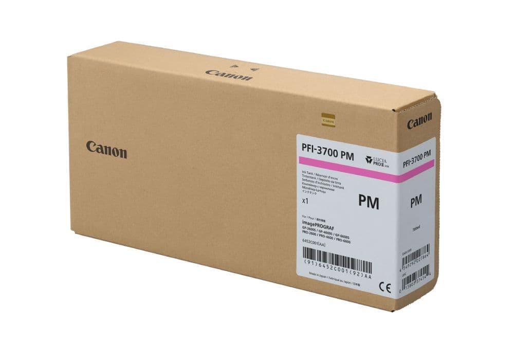 Canon PFI-3700PM  Magenta Ink Tank | 700ml | 6452C001AA) PRO-2600/PRO-4600/PRO-6600
