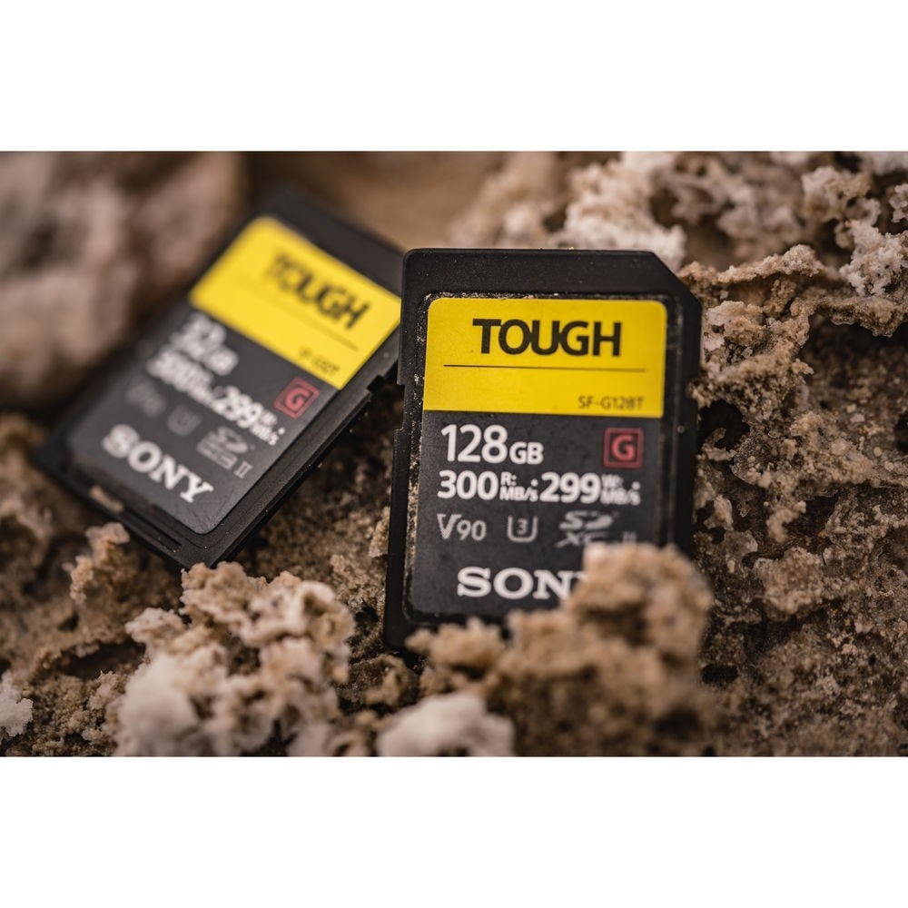 Sony 64GB SF-G TOUGH Series UHS-II SDXC Memory Card camera box