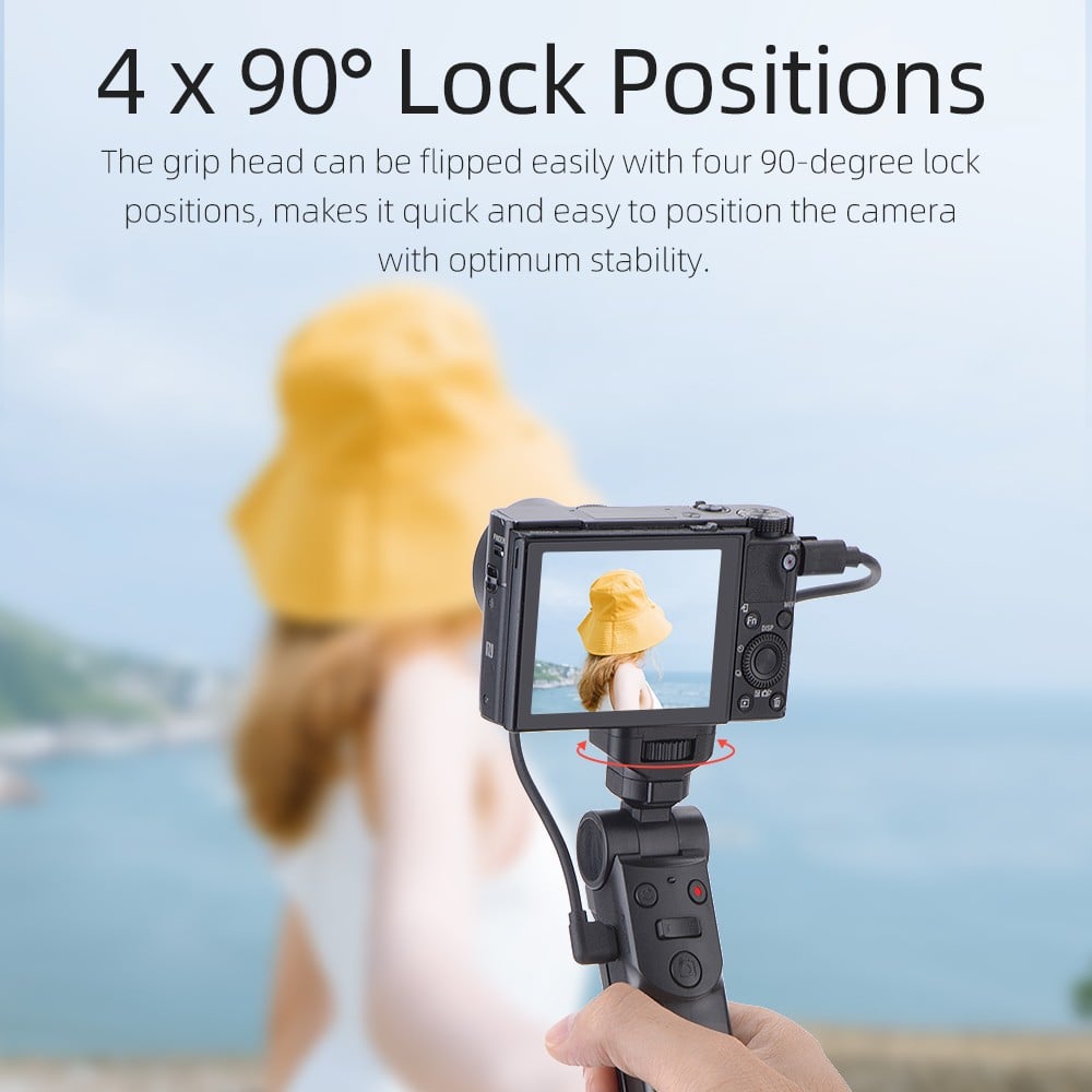 KingMa Vlog Accessories Vlogging Camera Grip Tripod for Sony Digital and Mirrorless Cameras with MULTI Ports