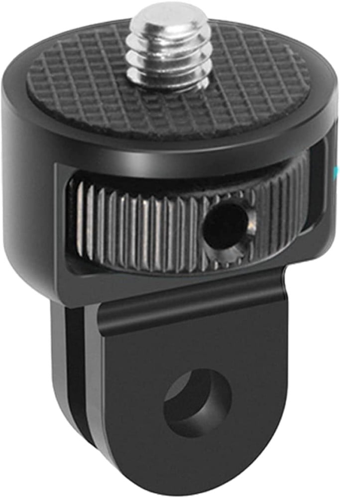Tripod Mount for Gopro Adapter, 360° Adjustment 1/4-20 Screw Conversion Adapter for Insta360 ONE X2, Go 2 and Other Action Cameras