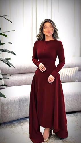 فستان نسائي خامه باربي لون عودي Dior