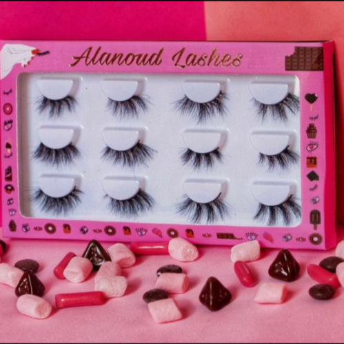 مجموعة رموش طرف متنوعه مابين الكثيف والخفيف