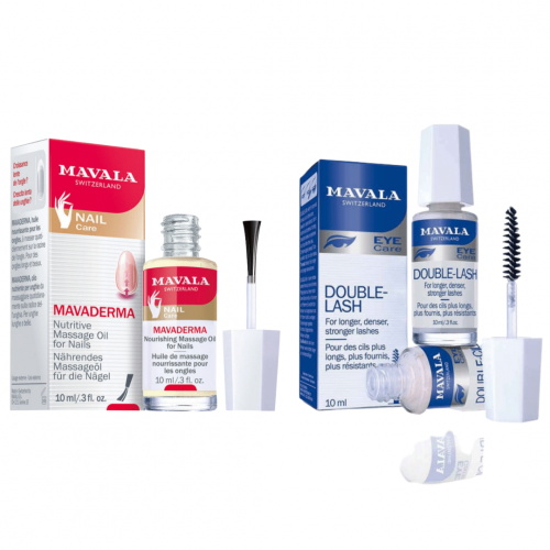 مقوي مافالا لرموش مع مقوي الاظافر مافالا