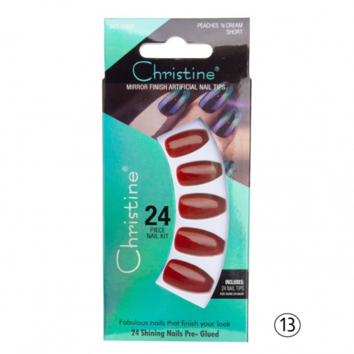 أظافر تركيب لون عنابي