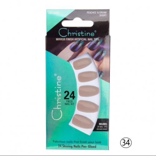 أظافر تركيب لون نود فاتح