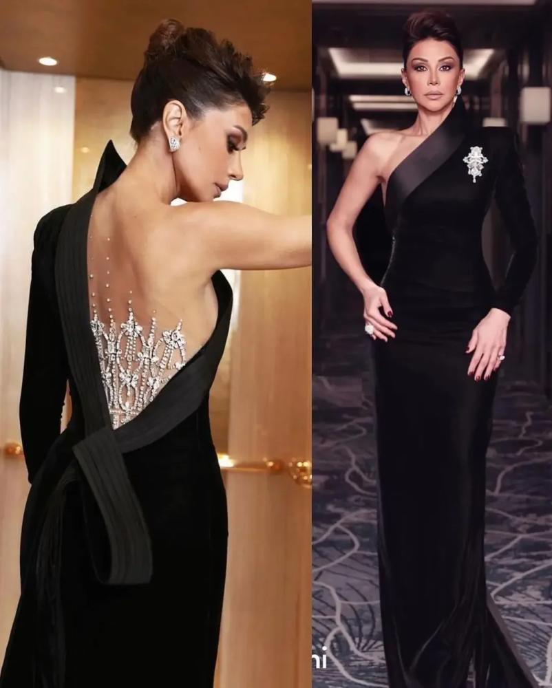 فستان سهرة اسود