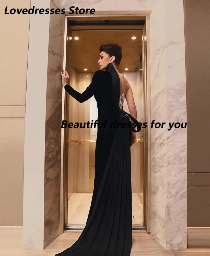 فستان سهرة اسود