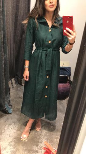 ABAYA DRESS - GREEN