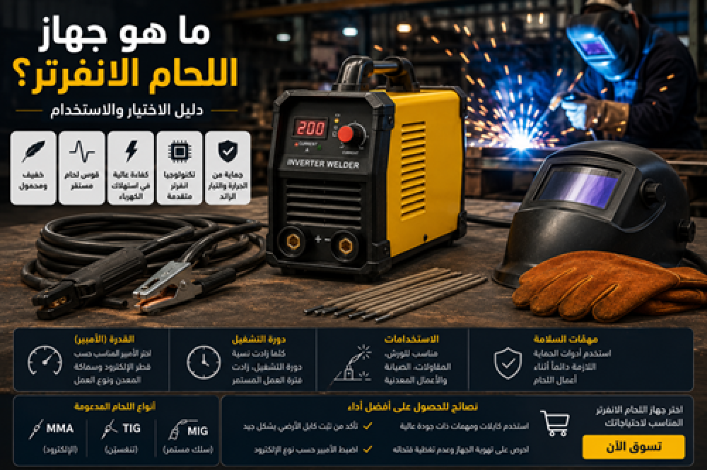 ما هو جهاز اللحام الانفرتر؟ وكيف تختار الجهاز المناسب؟