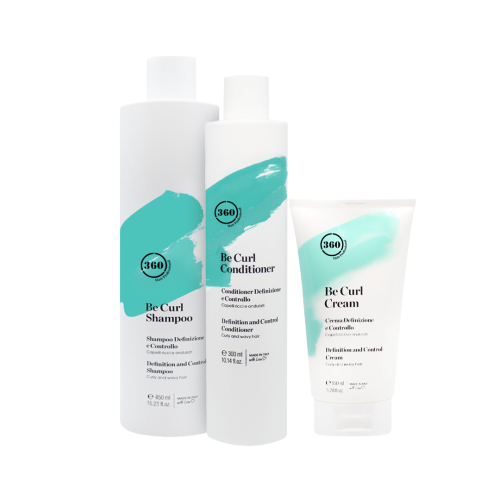 مجموعة بي كيرل للعناية بالشعر المجعد والمموج من 360هير بروفيشنال الايطالية
