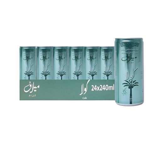 ميلاف كولا مشروب غازي بمستخلص التمر 240 مل30X عبوة
