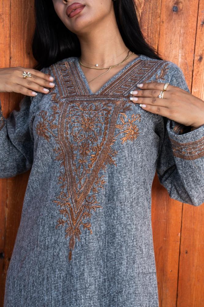 جلابية صوف طبي تجمع بين الراحة والفخامة A- 194