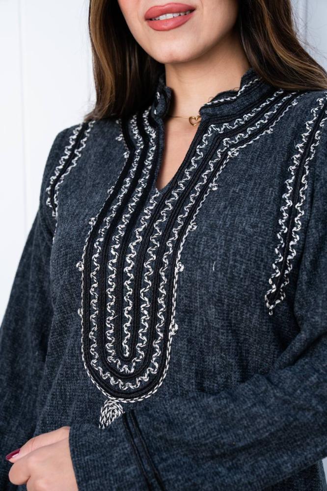 جلابية أفندينا الصوفية شتاءك أحلى A-198