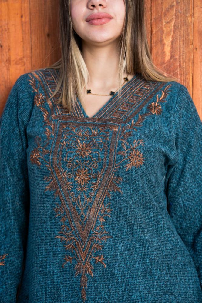 جلابية صوف طبي تجمع بين الراحة والفخامة A- 194