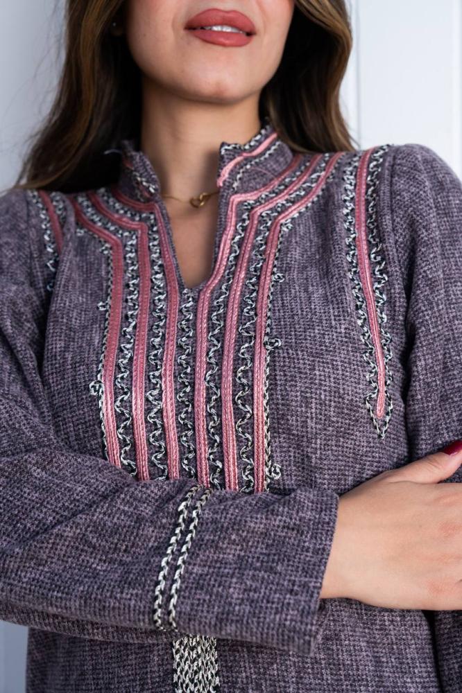 جلابية أفندينا الصوفية شتاءك أحلى A-198