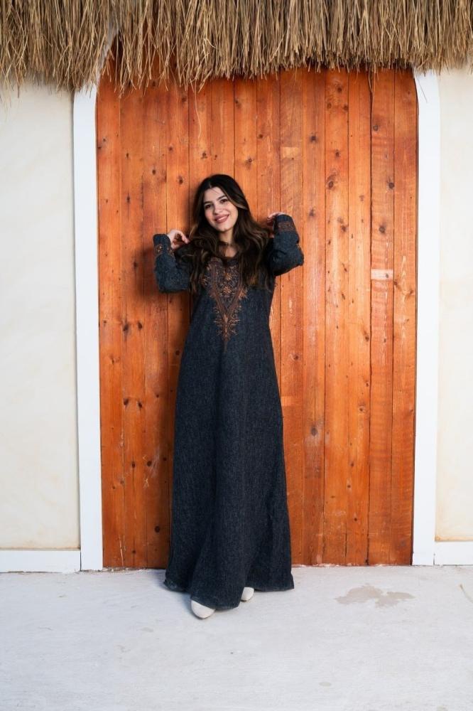 جلابية صوف طبي تجمع بين الراحة والفخامة A- 194