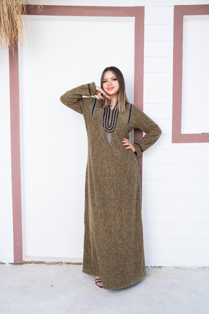 جلابية أفندينا الصوفية شتاءك أحلى A-198