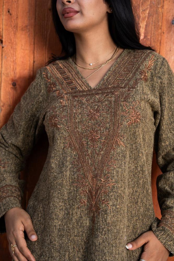 جلابية صوف طبي تجمع بين الراحة والفخامة A- 194