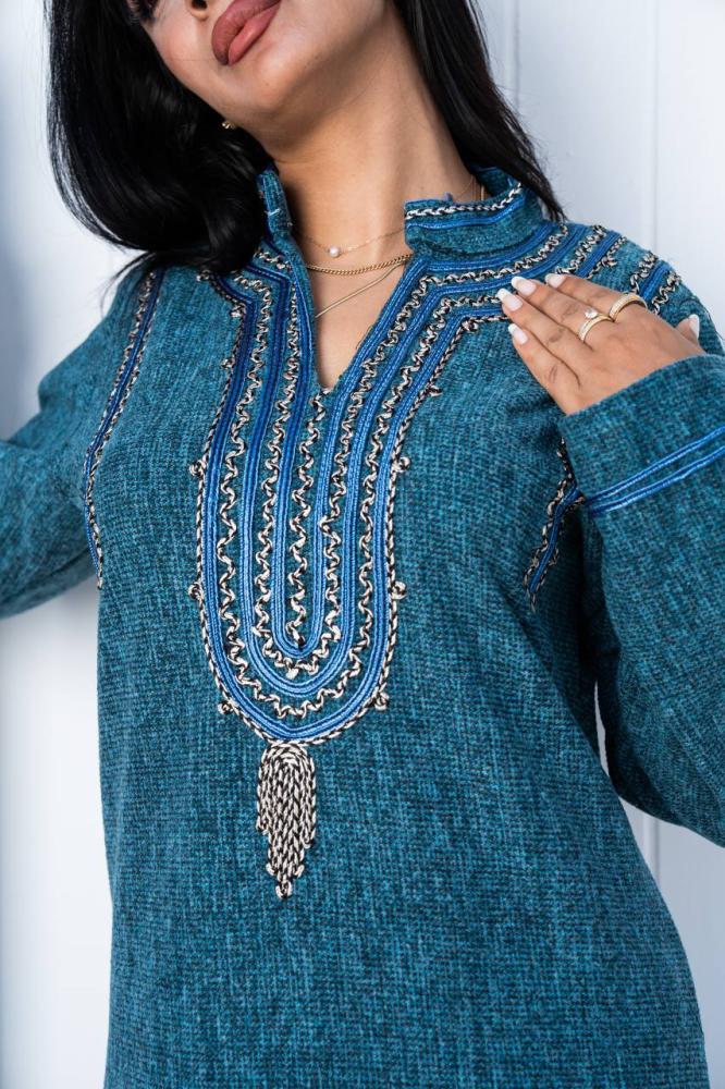 جلابية أفندينا الصوفية شتاءك أحلى A-198