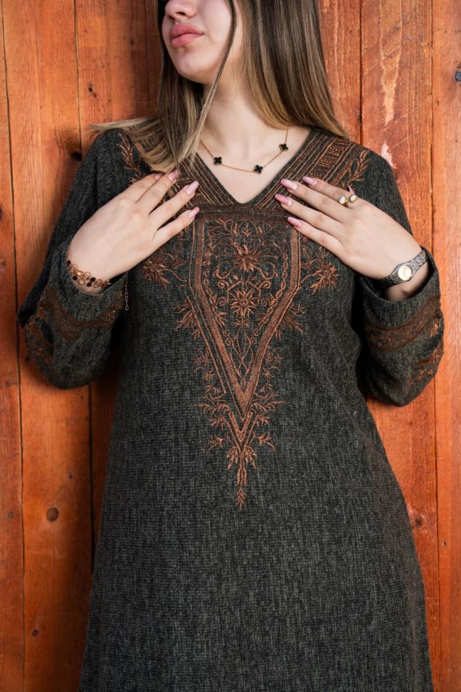 جلابية صوف طبي تجمع بين الراحة والفخامة A- 194