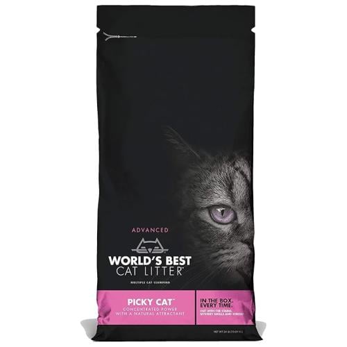 Worlds best Cat Litter Advanced Picky Cat 24lb - ق...