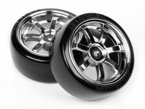 4739 - T-DRIFT TIRE 26mm RAYS 57S-PRO WHEEL CHROME