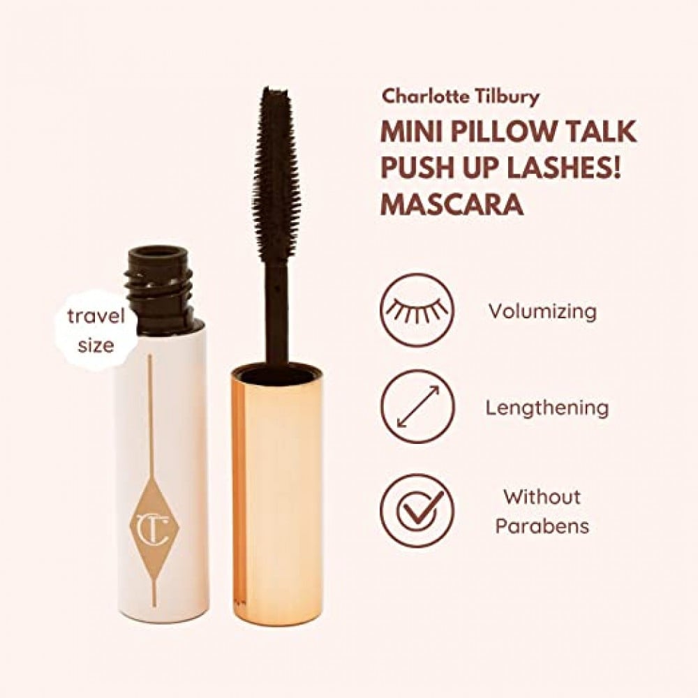 Pillow Talk Push Up Lashes! Mascara de Charlotte Tilbury - Belleza para  todos