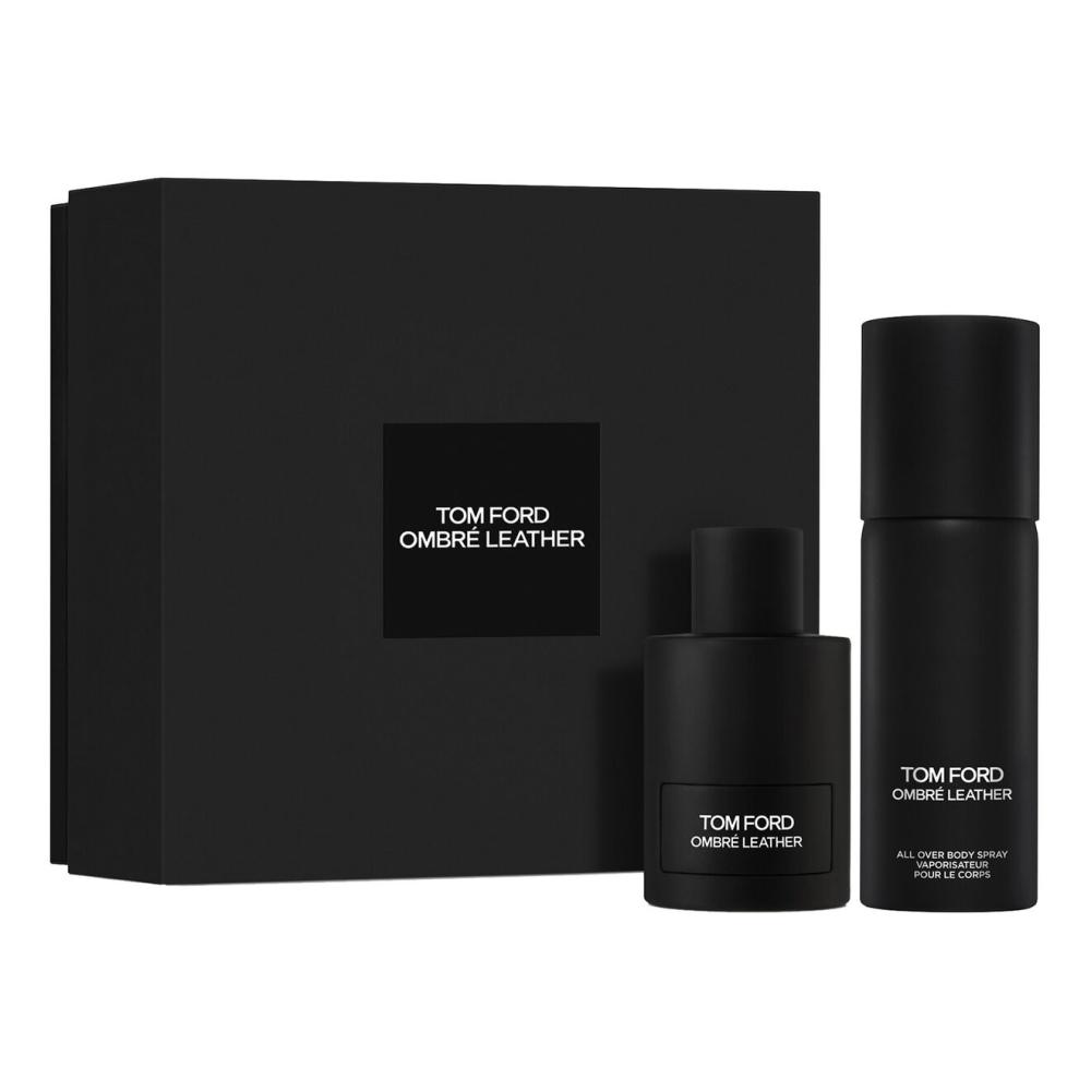 Tom Ford perfume collection Ombre Leather with spray first over 