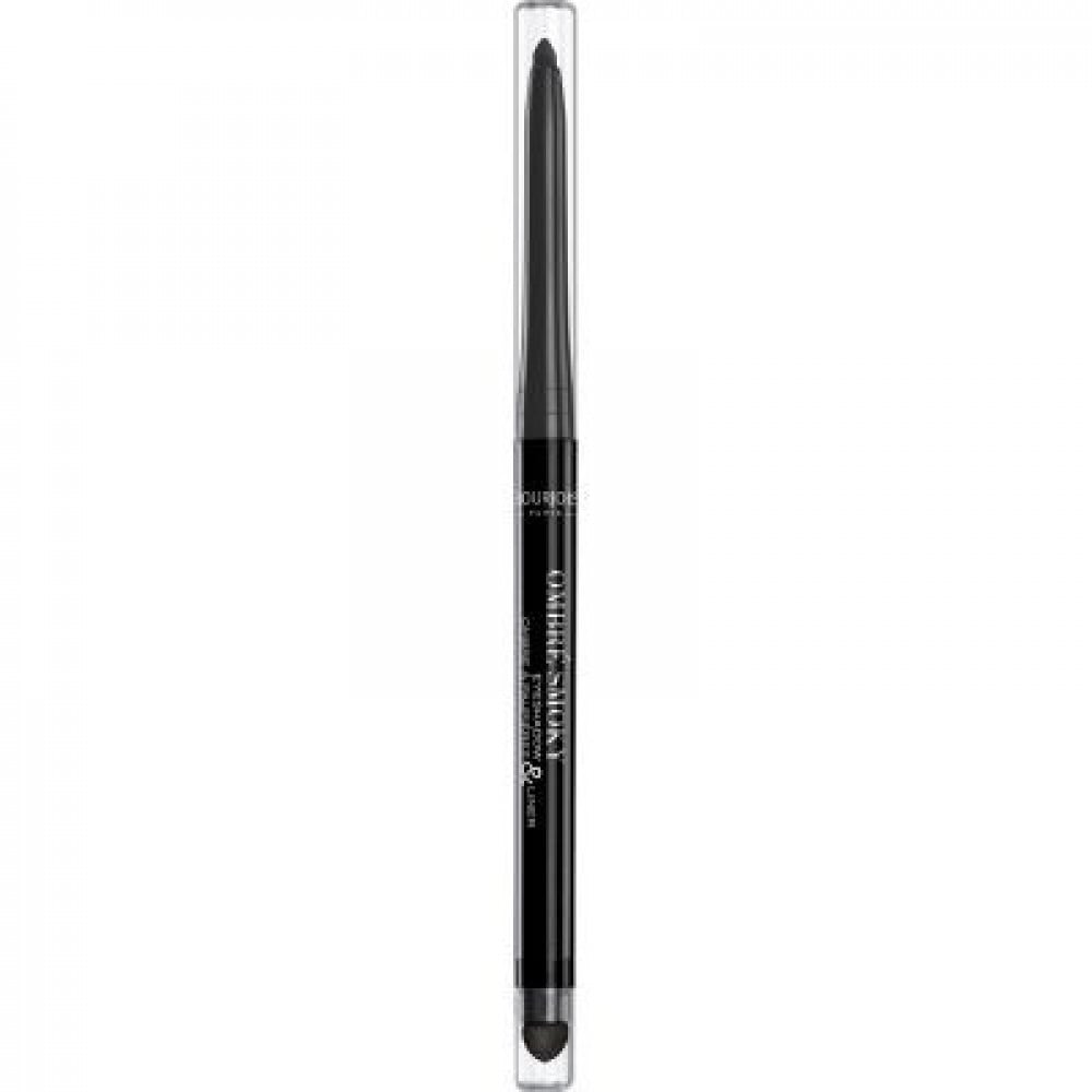 برجوا ظلال عيون ولاينر 2 في 1 اومبري سموكي | BOURJOIS Ombré Smoky Eyeshadow & Liner (001 BLACK)