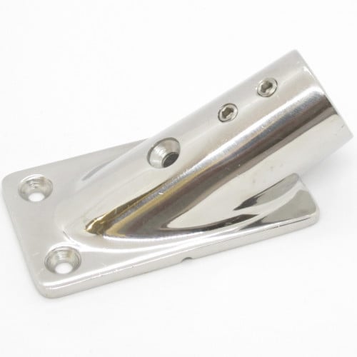 قاعدة مربعة ماسورة زاوية 30 ستيل مقاس 7/8 بوصة