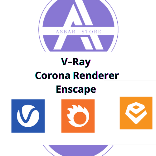 اشتراك ( V-Ray - Corona Renderer - Enscape ) - لمد...