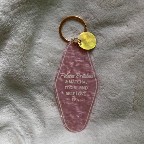 Pilates Princess Keychain