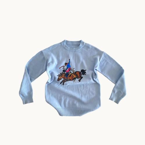 Cowboy knitted jumper