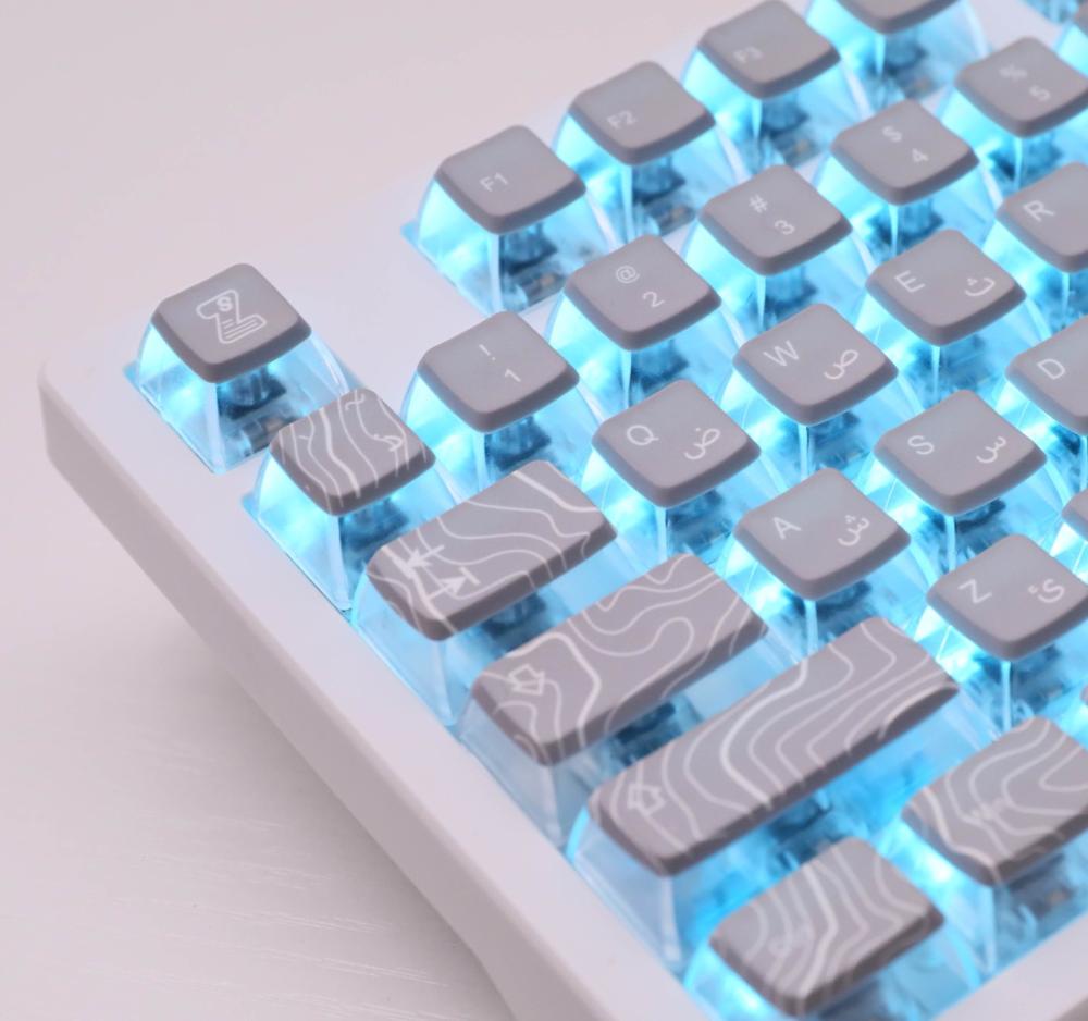 TOPO GRAY KEYCAPS