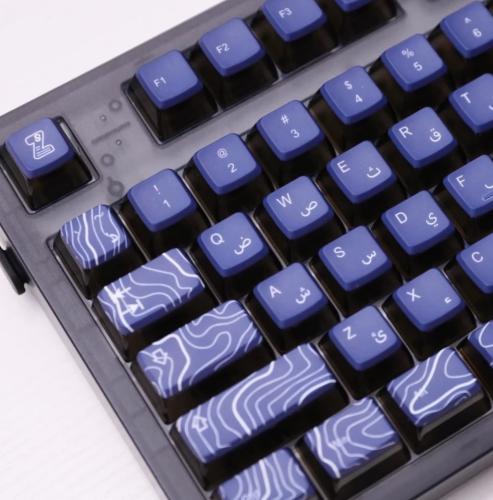 (حجز مسبق) كيكابس - TOPO NAVY KEYCAPS