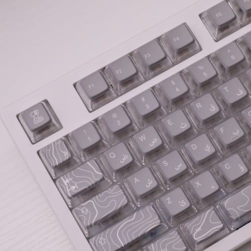 (SOLD OUT) TOPO GRAY KEYCAPS