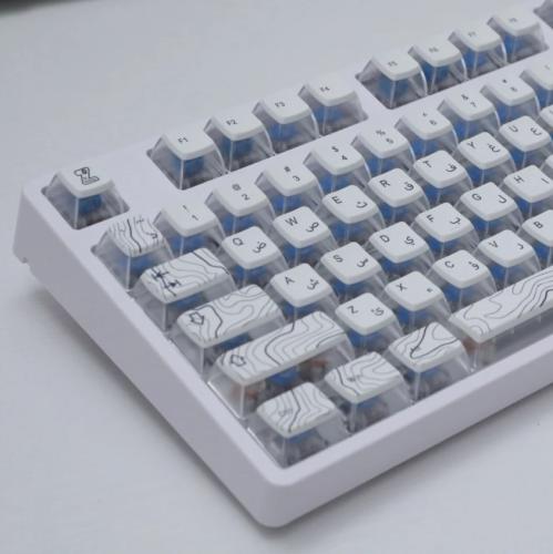 (حجز مسبق) كيكابس - TOPO WHITE KEYCAPS