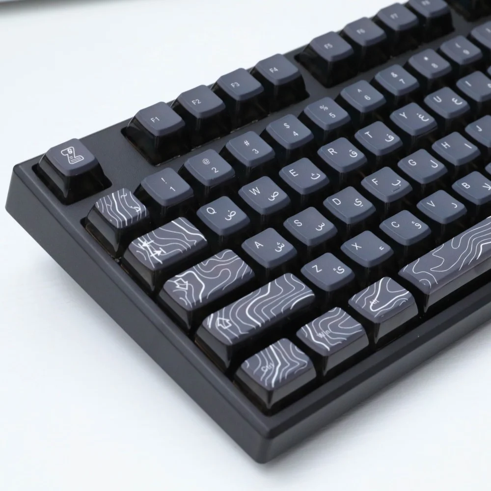 TOPO BLACK KEYCAPS