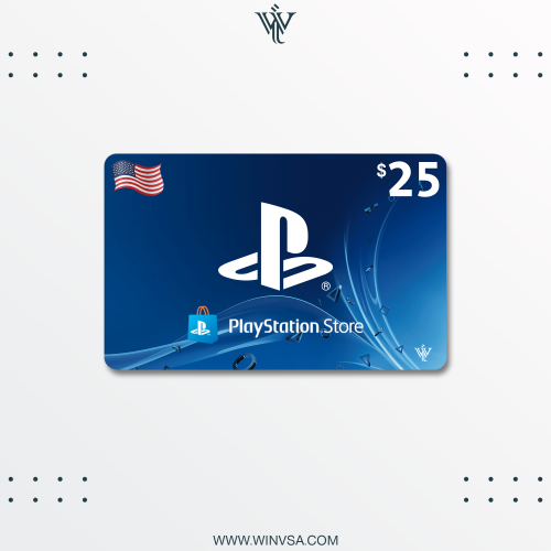 بطاقة بلايستيشن 25$ - المتجر الأمريكي