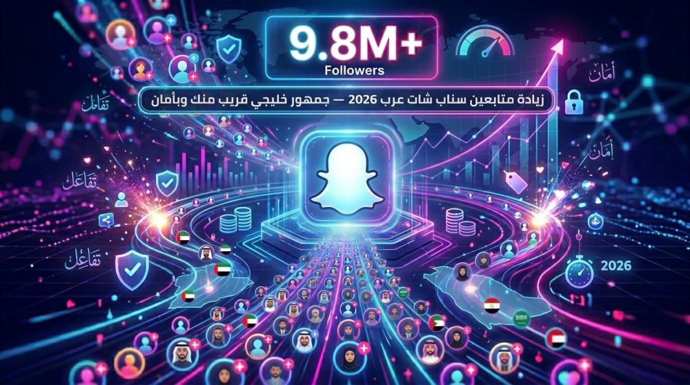 زيادة متابعين سناب شات عرب 2026 — جمهور خليجي