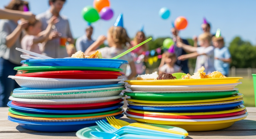 صحون بلاستيكية للحفلات الخيار العملي لكل المناسبات