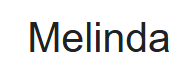 ميليندا | melinda
