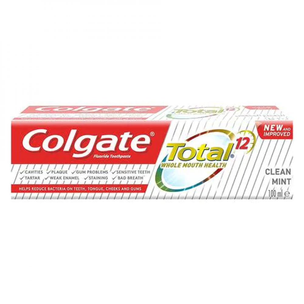 معجون أسنان كولجيت توتال 12 كلين منت -100 مل