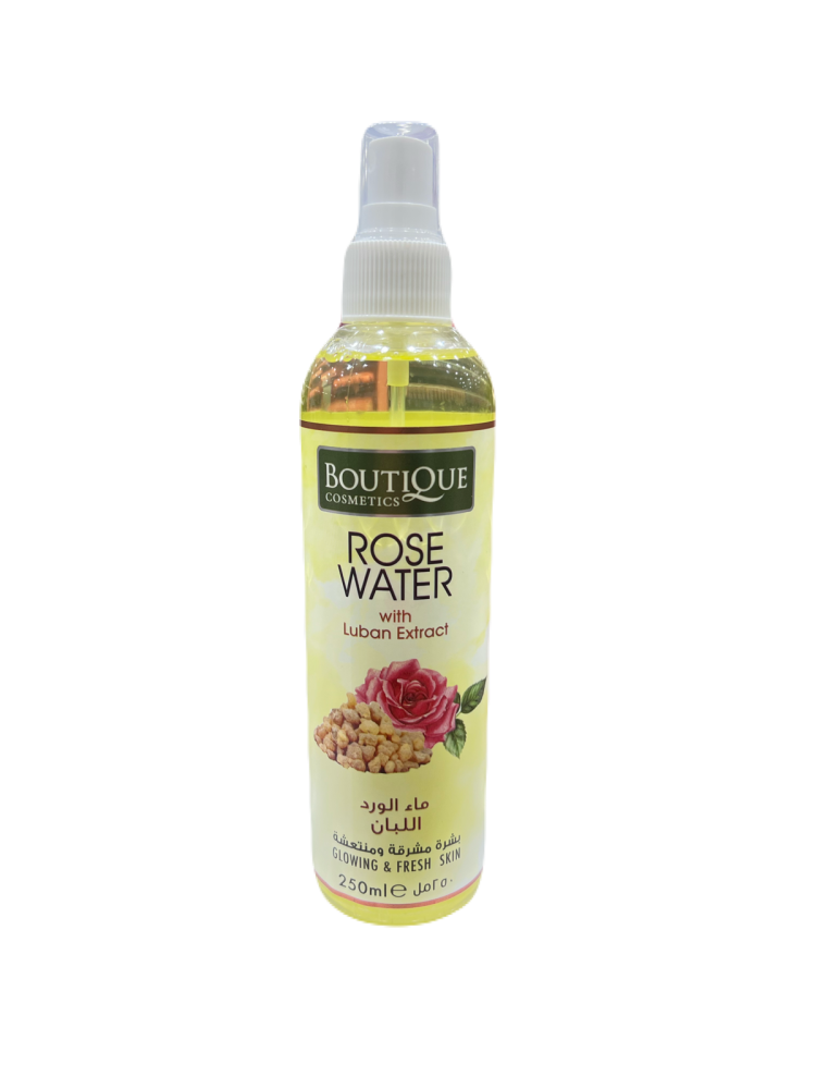 ماء ورد اللبان لبشرة مشرقة ومنعشة من بوتيك