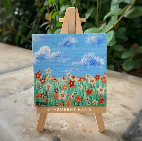لوحة فنية 8*8 cm
